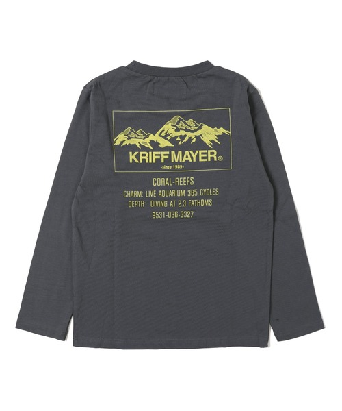 KRIFF MAYER Kid's Collection(クリフメイヤーキッズコレクション)の「楽LUCK TEE(山)(Tシャツ/カットソー・キッズ・チャコール/ネイビー/グリーン/ワインレッド・150/140/130/120/170/160)」の20枚目の写真