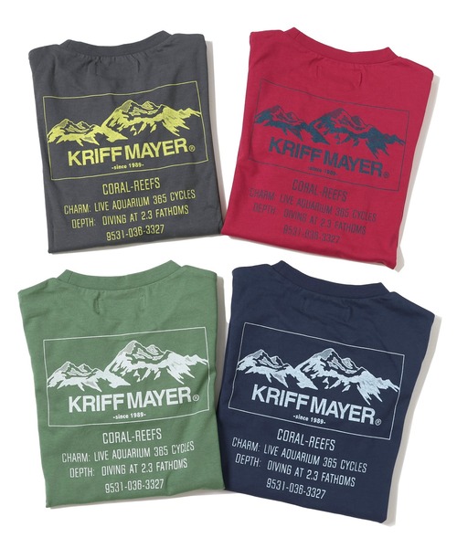 KRIFF MAYER Kid's Collection(クリフメイヤーキッズコレクション)の「楽LUCK TEE(山)(Tシャツ/カットソー・キッズ・チャコール/ネイビー/グリーン/ワインレッド・150/140/130/120/170/160)」の12枚目の写真