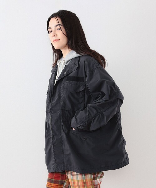 BEAMS BOY（ビームスボーイ）の「BEAMS BOY / ソロテックス M-65（ミリタリージャケット・レディース・ブラック/オリーブ・1/2）」の5枚目の写真