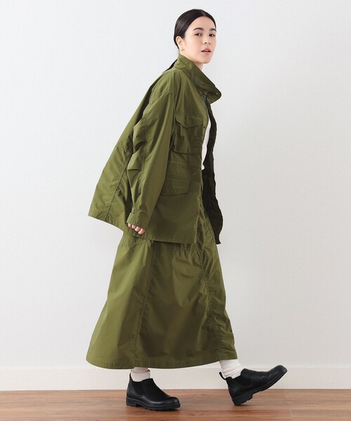 BEAMS BOY（ビームスボーイ）の「BEAMS BOY / ソロテックス M-65（ミリタリージャケット・レディース・ブラック/オリーブ・1/2）」の11枚目の写真