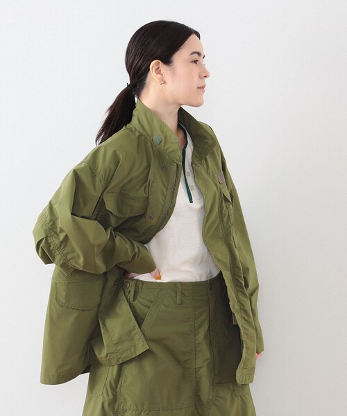 BEAMS BOY（ビームスボーイ）の「BEAMS BOY / ソロテックス M-65（ミリタリージャケット・レディース・ブラック/オリーブ・1/2）」の13枚目の写真