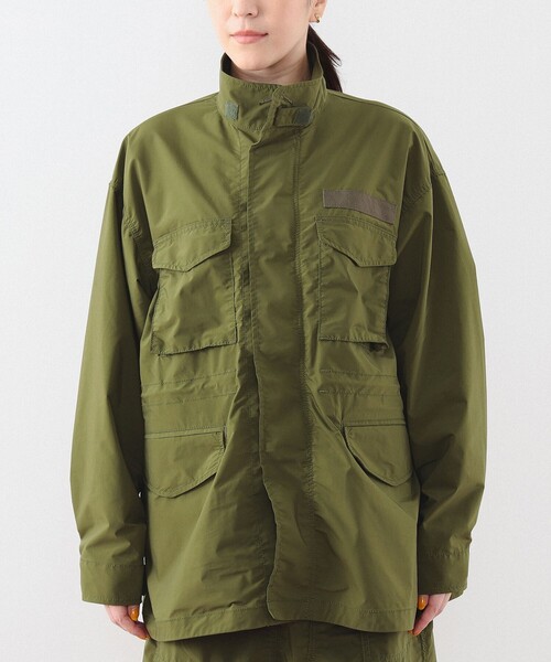 BEAMS BOY（ビームスボーイ）の「BEAMS BOY / ソロテックス M-65（ミリタリージャケット・レディース・ブラック/オリーブ・1/2）」の10枚目の写真