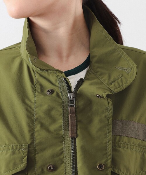 BEAMS BOY（ビームスボーイ）の「BEAMS BOY / ソロテックス M-65（ミリタリージャケット・レディース・ブラック/オリーブ・1/2）」の19枚目の写真