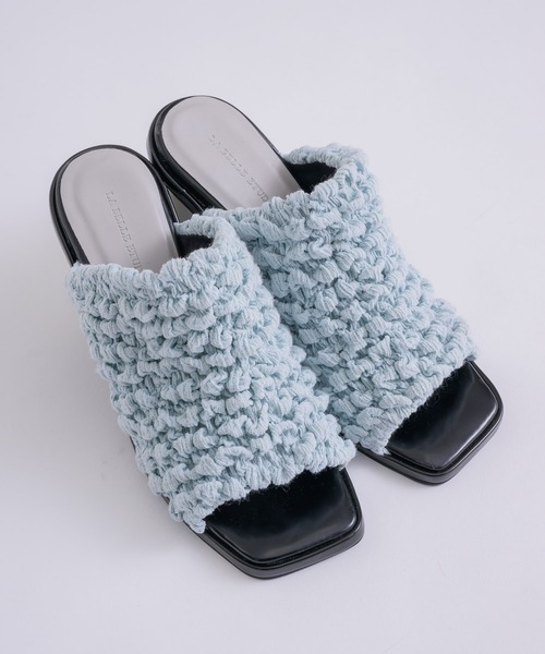 LA BELLE ETUDE（ラベルエチュード）の「poco2シャーリングサンダル（サンダル・レディース・ホワイト/ライトブルー/ブラック/ブラウン・L/M/S）」の22枚目の写真