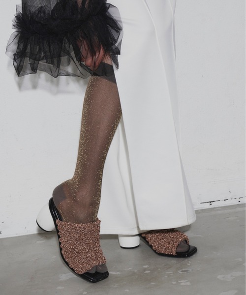 LA BELLE ETUDE（ラベルエチュード）の「poco2シャーリングサンダル（サンダル・レディース・ホワイト/ライトブルー/ブラック/ブラウン・L/M/S）」の6枚目の写真