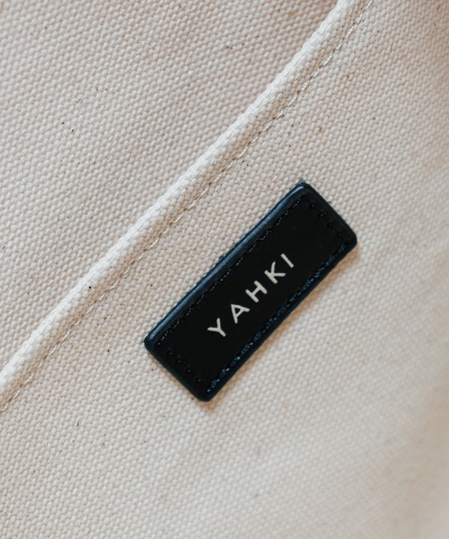 YAHKI(ヤーキ)の「【 YAHKI / ヤーキ 】CANVAS TOTE BAG / キャンバス トートバッグ(トートバッグ・レディース・ホワイト/ブラック・FREE)」の3枚目の写真