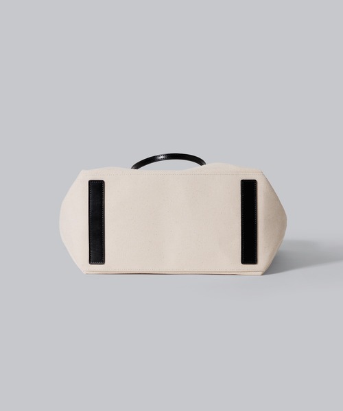 YAHKI(ヤーキ)の「【 YAHKI / ヤーキ 】CANVAS TOTE BAG / キャンバス トートバッグ(トートバッグ・レディース・ホワイト/ブラック・FREE)」の4枚目の写真