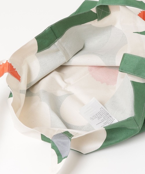 marimekko（マリメッコ）の「【60Th Anniversary】Unikko /  bag 44x43cm（トートバッグ・レディース・グリーン・FREE）」の5枚目の写真