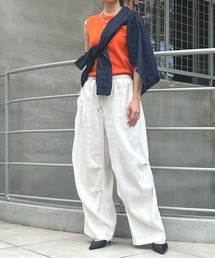 Munich | リネンコットンクロスボーイフレンドパンツ(その他パンツ)