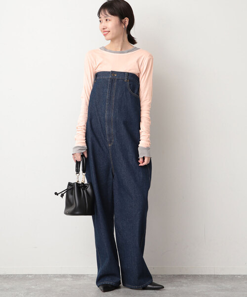 SLOBE IENA（スローブイエナ）の「《追加》【MILLER/ミラー】SLOBE別注 SHEER RIB クルーネック（Tシャツ/カットソー・レディース・ホワイト/グレー/ピンク・FREE）」の21枚目の写真