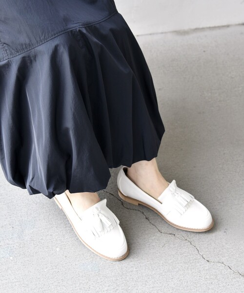 SHIPS any（シップス エニィ）の「SHIPS any: タッセル ローファー（ローファー・レディース・ブラック/オフホワイト・37/38/36）」の8枚目の写真