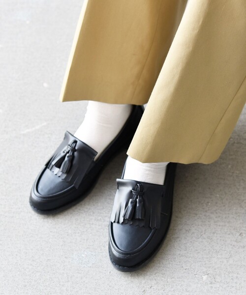 SHIPS any（シップス エニィ）の「SHIPS any: タッセル ローファー（ローファー・レディース・ブラック/オフホワイト・37/38/36）」の10枚目の写真