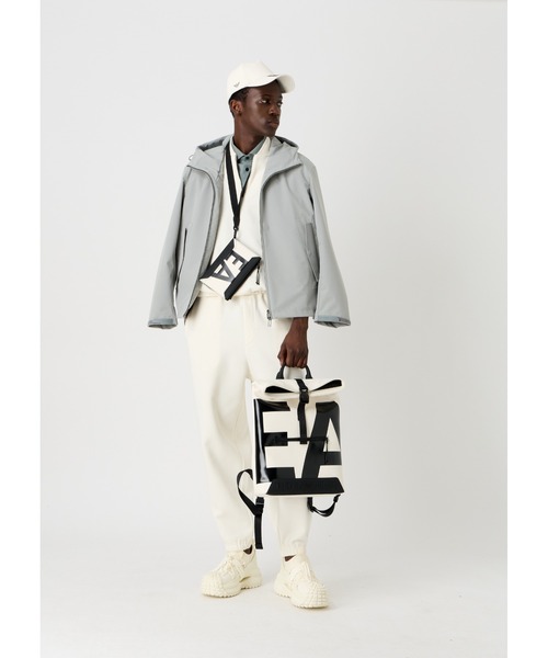 EMPORIO ARMANI（エンポリオアルマーニ）の「【エンポリオ アルマーニ】シャツ コットン製 オールオーバージャカード ロゴレタリング（シャツ/ブラウス・メンズ・ブラック系その他/アイボリー/ブルーグレー・LARGE/SMALL/MEDIUM/X-LARGE）」の6枚目の写真