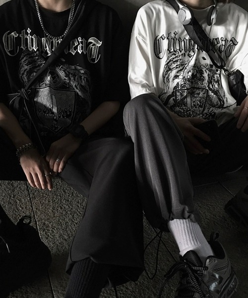 Theater code（シアターコード）の「▲cross dark design tee shirt / クロス ダークデザイン Tシャツ（Tシャツ/カットソー・メンズ・ブラック/ホワイト・2/3）」の7枚目の写真