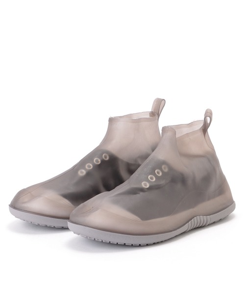 Lace Ladies（レースレディース）の「コンパクト シリコン レイン シューズ カバー（シューズ小物/雑貨・レディース・グレー/ホワイト・ 25/24/23）」の2枚目の写真