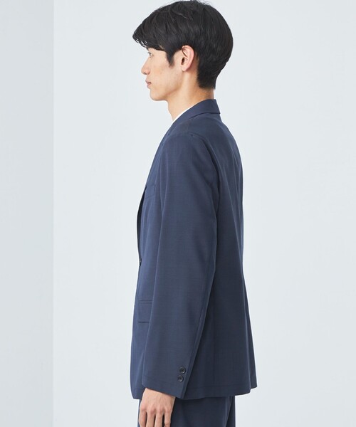 green label relaxing（グリーンレーベルリラクシング）の「TWウォッシャブルトロ 2B ジャケット -ウォッシャブル・ストレッチ・防シワ-（テーラードジャケット・メンズ・グレー/ブラック/モカ/ロイヤルブルー/ネイビー・XS/S/M/L/XL）」の21枚目の写真