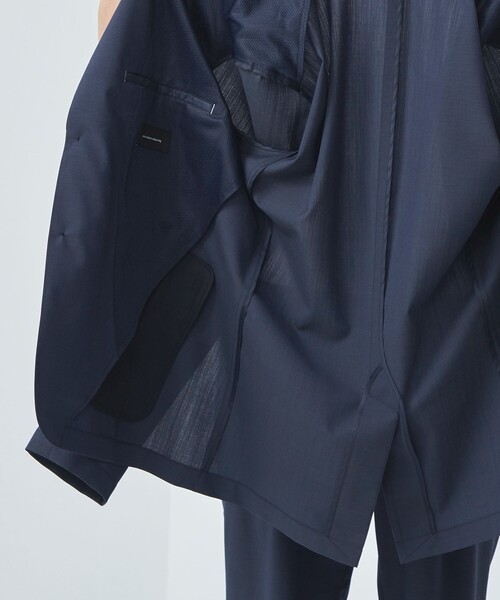 green label relaxing（グリーンレーベルリラクシング）の「TWウォッシャブルトロ 2B ジャケット -ウォッシャブル・ストレッチ・防シワ-（テーラードジャケット・メンズ・グレー/ブラック/モカ/ロイヤルブルー/ネイビー・XS/S/M/L/XL）」の16枚目の写真