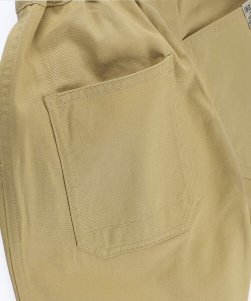 BRANSHES（ブランシェス）の「【きれいめ/テーパード】タックロングパンツ（その他パンツ・キッズ・ベージュ/キャメル・90/100/150/120/110/130/140）」の12枚目の写真