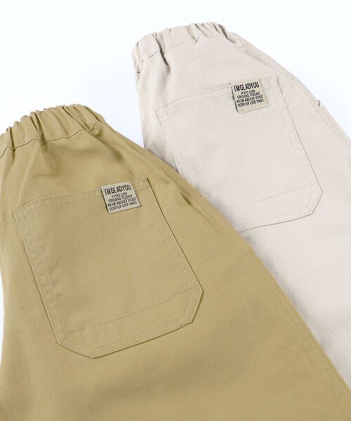 BRANSHES（ブランシェス）の「【きれいめ/テーパード】タックロングパンツ（その他パンツ・キッズ・ベージュ/キャメル・90/100/150/120/110/130/140）」の13枚目の写真