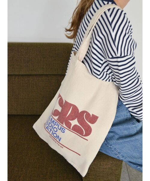 Ungrid（アングリッド）の「ロゴトートバッグ（トートバッグ・レディース・レッド/グリーン・FREE）」の6枚目の写真