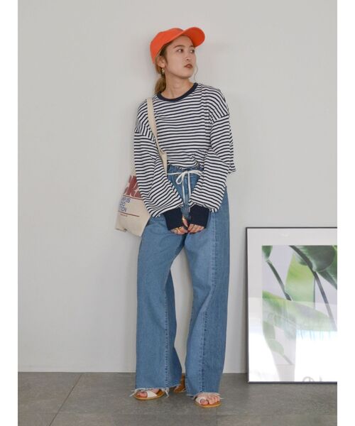 Ungrid（アングリッド）の「ロゴトートバッグ（トートバッグ・レディース・レッド/グリーン・FREE）」の7枚目の写真