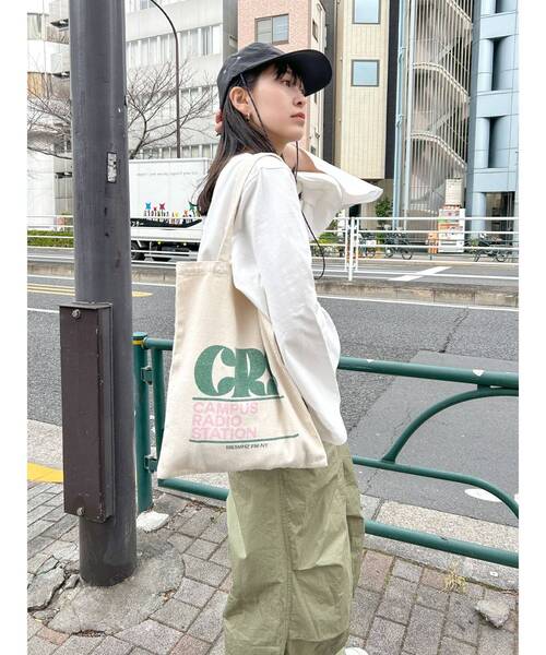 Ungrid（アングリッド）の「ロゴトートバッグ（トートバッグ・レディース・レッド/グリーン・FREE）」の13枚目の写真