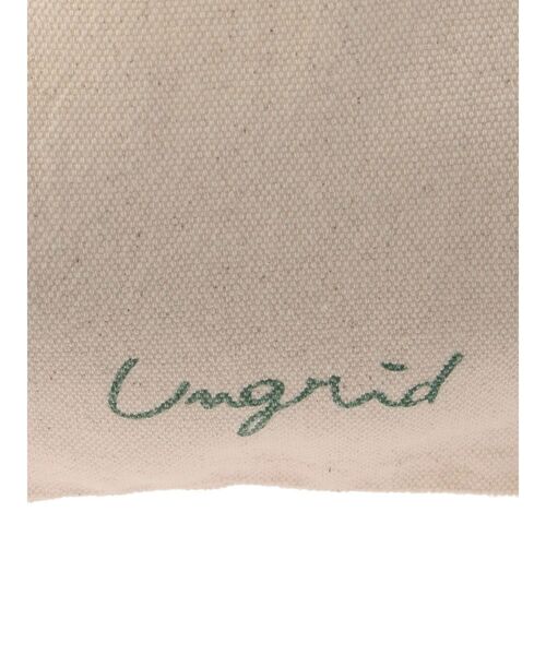 Ungrid（アングリッド）の「ロゴトートバッグ（トートバッグ・レディース・レッド/グリーン・FREE）」の12枚目の写真