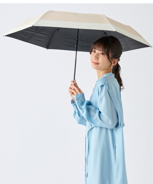 遮光100 晴雨兼用 折りたたみ傘 ウラワザ【3秒で折りたためる
