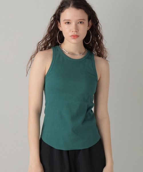 FOREVER 21（フォーエバー トゥエンティーワン）の「【2024SS】カップ付きアメスリタンク（タンクトップ・レディース・ホワイト/グリーン/ブラック・SMALL/MEDIUM）」の3枚目の写真