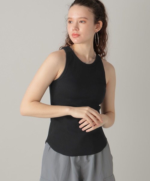 FOREVER 21（フォーエバー トゥエンティーワン）の「【2024SS】カップ付きアメスリタンク（タンクトップ・レディース・ホワイト/グリーン/ブラック・SMALL/MEDIUM）」の10枚目の写真