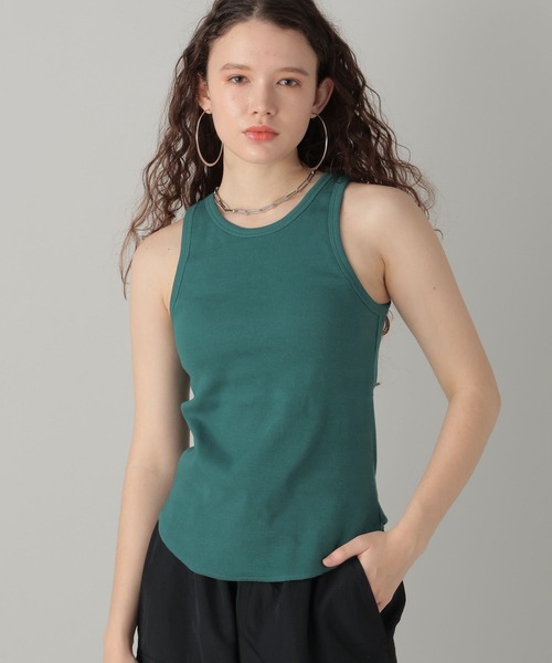 FOREVER 21（フォーエバー トゥエンティーワン）の「【2024SS】カップ付きアメスリタンク（タンクトップ・レディース・ホワイト/グリーン/ブラック・SMALL/MEDIUM）」の7枚目の写真