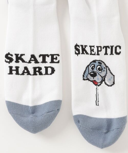 LAND by MILKBOY（ランドバイミルクボーイ）の「SKATE HARD ソックス（ソックス/靴下・メンズ・A/B・FREE）」の9枚目の写真