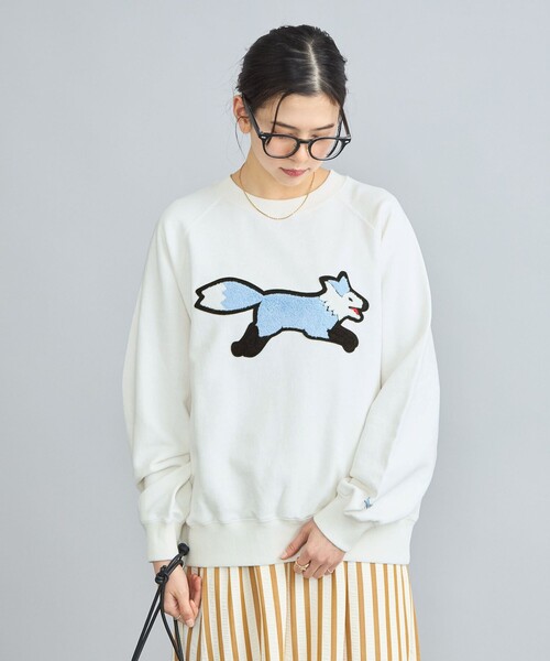 PENNEYS(ぺニーズ)の「PENNEYS(ぺニーズ)別注サガラ刺繍裏毛コットンスウェット(Tシャツ/カットソー・レディース・オフホワイト/ライトグレー/ダークグレー・FREE)」の1枚目の写真