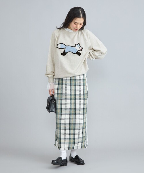 PENNEYS(ぺニーズ)の「PENNEYS(ぺニーズ)別注サガラ刺繍裏毛コットンスウェット(Tシャツ/カットソー・レディース・オフホワイト/ライトグレー/ダークグレー・FREE)」の10枚目の写真