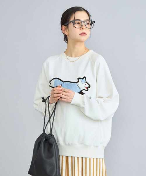 PENNEYS(ぺニーズ)の「PENNEYS(ぺニーズ)別注サガラ刺繍裏毛コットンスウェット(Tシャツ/カットソー・レディース・オフホワイト/ライトグレー/ダークグレー・FREE)」の11枚目の写真