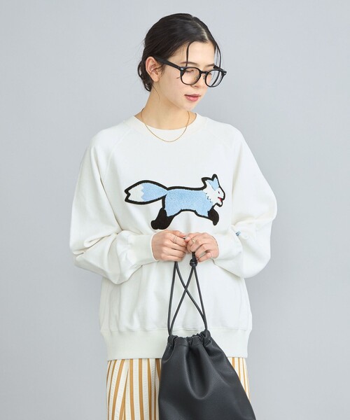 PENNEYS(ぺニーズ)の「PENNEYS(ぺニーズ)別注サガラ刺繍裏毛コットンスウェット(Tシャツ/カットソー・レディース・オフホワイト/ライトグレー/ダークグレー・FREE)」の13枚目の写真