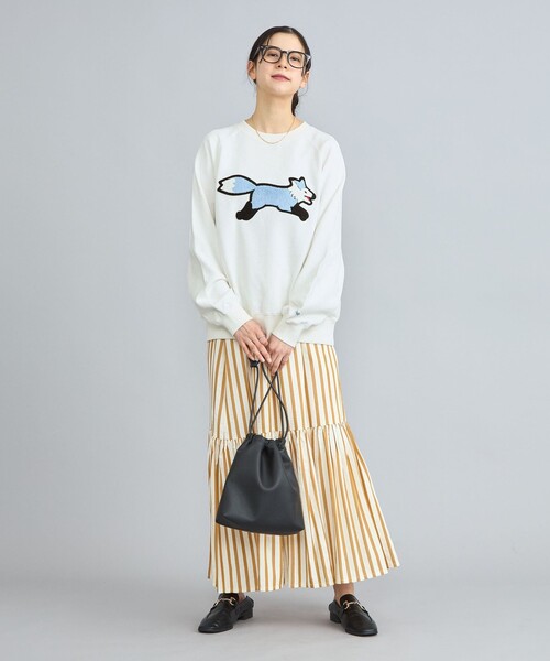 PENNEYS(ぺニーズ)の「PENNEYS(ぺニーズ)別注サガラ刺繍裏毛コットンスウェット(Tシャツ/カットソー・レディース・オフホワイト/ライトグレー/ダークグレー・FREE)」の14枚目の写真