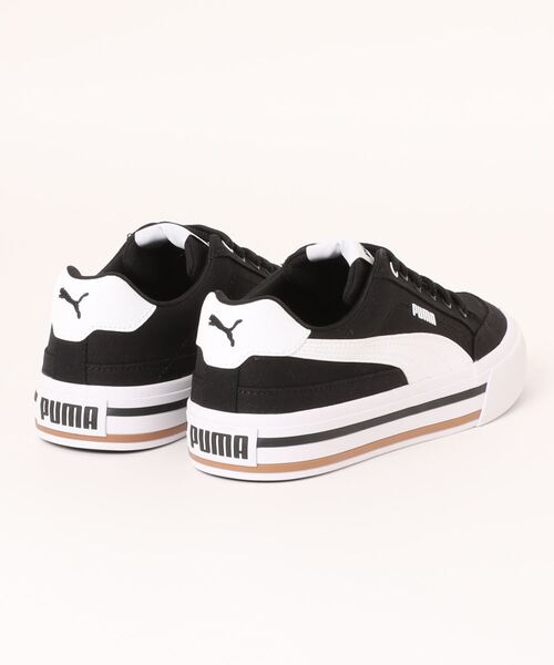 PUMA(プーマ)の「PUMA プーマ ユニセックス コート クラシック VULC PS スニーカー(スニーカー・メンズ・ホワイト×ブラック/ブラック×ホワイト・24.0cm/25.5cm/25.0cm/24.5cm/22.0cm/27.0cm/26.5cm/26.0cm/27.5cm/29.0cm/28.5cm/28.0cm/23.5cm/23.0cm/22.5cm)」の6枚目の写真