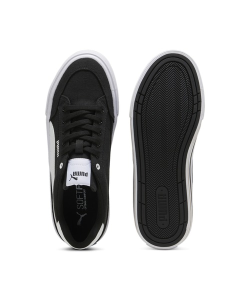 PUMA(プーマ)の「PUMA プーマ ユニセックス コート クラシック VULC PS スニーカー(スニーカー・メンズ・ホワイト×ブラック/ブラック×ホワイト・24.0cm/25.5cm/25.0cm/24.5cm/22.0cm/27.0cm/26.5cm/26.0cm/27.5cm/29.0cm/28.5cm/28.0cm/23.5cm/23.0cm/22.5cm)」の10枚目の写真