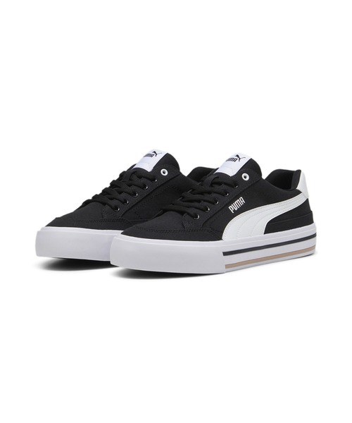 PUMA(プーマ)の「PUMA プーマ ユニセックス コート クラシック VULC PS スニーカー(スニーカー・メンズ・ホワイト×ブラック/ブラック×ホワイト・24.0cm/25.5cm/25.0cm/24.5cm/22.0cm/27.0cm/26.5cm/26.0cm/27.5cm/29.0cm/28.5cm/28.0cm/23.5cm/23.0cm/22.5cm)」の8枚目の写真