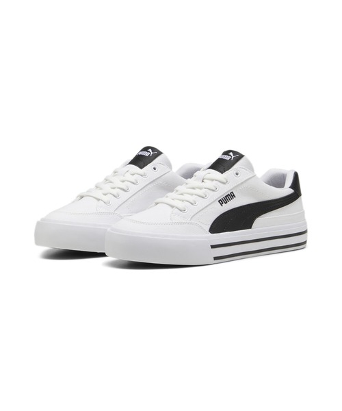 PUMA(プーマ)の「PUMA プーマ ユニセックス コート クラシック VULC PS スニーカー(スニーカー・メンズ・ホワイト×ブラック/ブラック×ホワイト・24.0cm/25.5cm/25.0cm/24.5cm/22.0cm/27.0cm/26.5cm/26.0cm/27.5cm/29.0cm/28.5cm/28.0cm/23.5cm/23.0cm/22.5cm)」の12枚目の写真