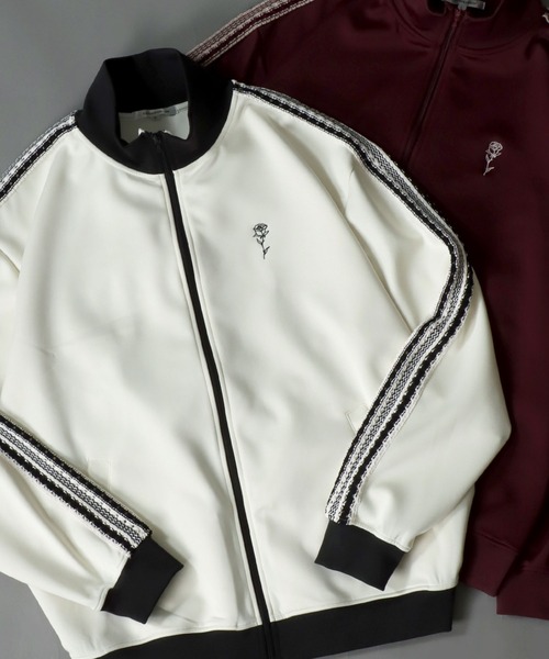 SRL Embroidery zipトラックジャケット ジャージ 76 切替 トラックジャケット メンズ レディース : ZOZOTOWN