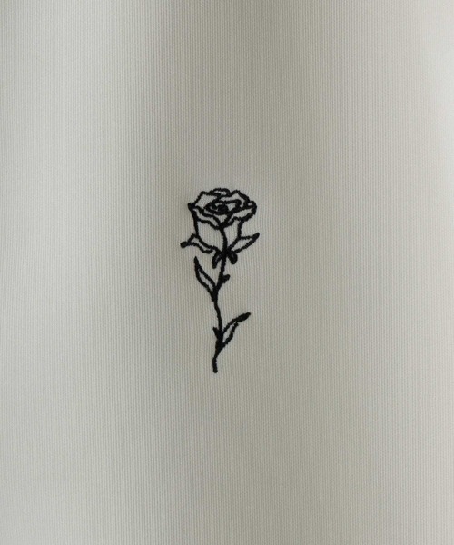SITRY（シトリー）の「Rose Embroidery Track Jacket/かぎ編みニット