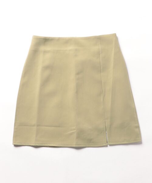 Mayree（メイリー）の「【Mayree】フロントスリットミニスカート（スカート・レディース・イエロー/ホワイト/テラコッタ/グリーン/ピンク/ブラック/カーキ/パープル・SMALL/MEDIUM/LARGE/X-LARGE）」の20枚目の写真