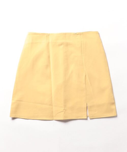 Mayree（メイリー）の「【Mayree】フロントスリットミニスカート（スカート・レディース・イエロー/ホワイト/テラコッタ/グリーン/ピンク/ブラック/カーキ/パープル・SMALL/MEDIUM/LARGE/X-LARGE）」の14枚目の写真