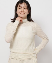 niko and... | レースハイネックプルオーバー(Tシャツ/カットソー)