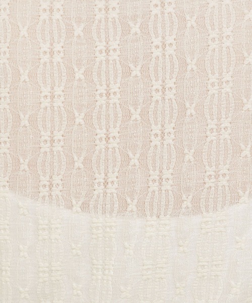 niko and...（ニコアンド）の「レースハイネックプルオーバー（Tシャツ/カットソー・レディース・チャコール/オフホワイト/ライトグリーン・FREE）」の13枚目の写真