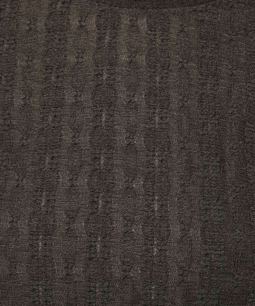 niko and...（ニコアンド）の「レースハイネックプルオーバー（Tシャツ/カットソー・レディース・チャコール/オフホワイト/ライトグリーン・FREE）」の14枚目の写真