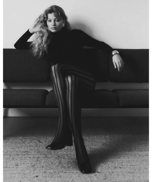 SWEDISH STOCKING（スウェディッシュストッキングス）の「Siri Stripe Tights White（タイツ/ストッキング・レディース・ホワイト・L/M/S）」の3枚目の写真