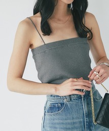 La boutique BonBon | カップ付きニットキャミソール(キャミソール)